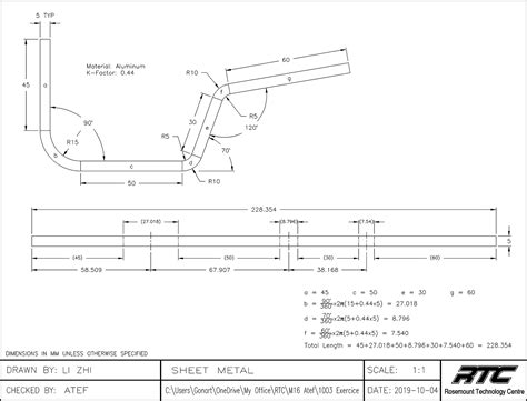 sheet metal dimensioning guidelines